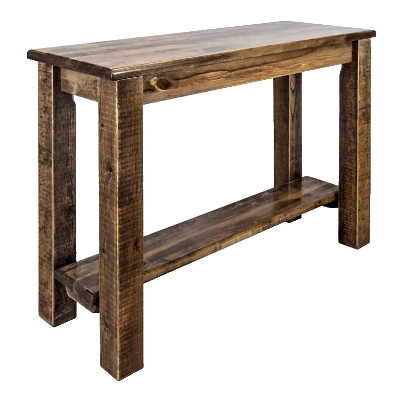 Mesas de madera maciza mesa consola Lodge