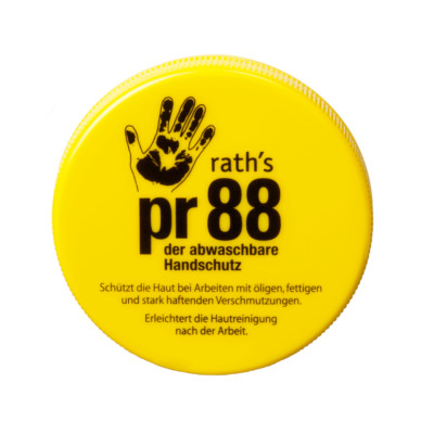 Rath's pr88 Handschutzcreme 100ml abwaschbarer Handschutz Werkstadt Hände sauber
