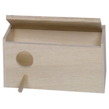 Nobby Wellensittich Nistkasten aus Sperrholz - Ideal für Vögel & Agaporniden