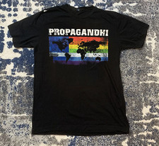Propagandhi Band Flag Black Cotton T SHIRT FULL SIZE S-5XL