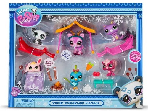 Littlest Pet Shop G7 Winter Wonderland Playback With Exclusive Deer 121 NEW - Picture 2 of 7