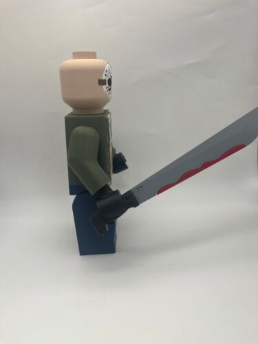 Minifigure Jason Venerdì 13 in scala grande 8,5" - 9,5" stampata in 3D - Foto 3 di 6