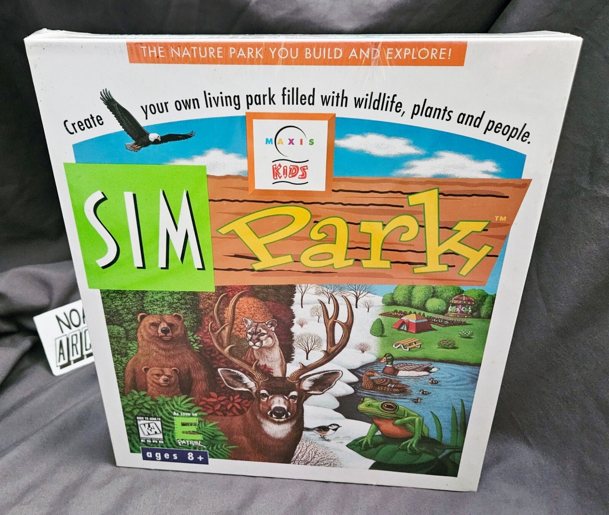 SimPark Original Maxis Kids SEALED PC Big Box Game 1996 SimCity