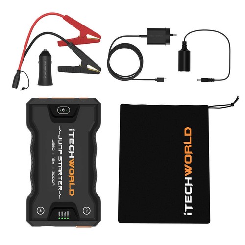 3000A Portable Jump Starter iTechworld JS80 12v Backup Power Bank - Picture 2 of 8