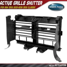 Active Grille Shutter w/ Actuator Assembly for Ram 1500 2013-2018 1500 Classic