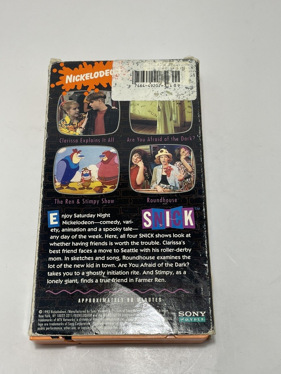 Nickelodeon Snick Vol 1 Nick Snicks Friendship VHS Tested | eBay