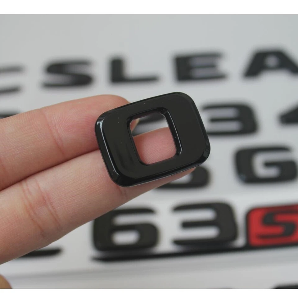Emblema emblemas maletero letras negras brillantes GL 350 para Mercedes Benz X166 GL350 Foto 3 de 4