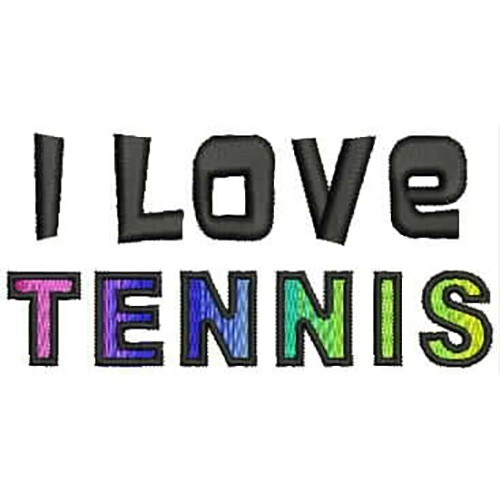 Set disegno ricamo - Tennis(1) - 13 disegni - 9 formati - chiavetta USB - Foto 6 di 15