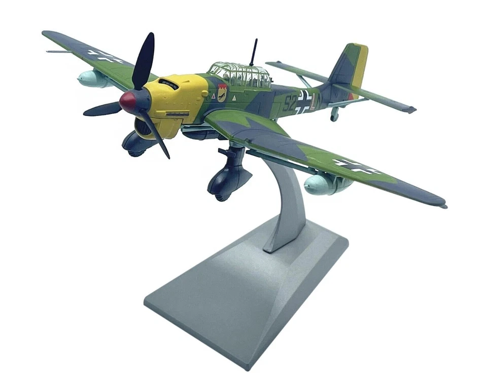 WLTK 1:72 German Junkers JU87 Bomber Fighter Diecast Military Aircraft Model - Image 2 of 4