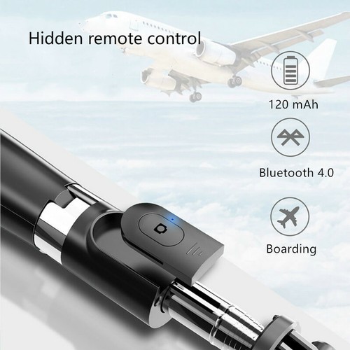 Bluetooth Scalable Selfie Stick Extension Pole with Tripod Cellphone Holder - Picture 10 of 14