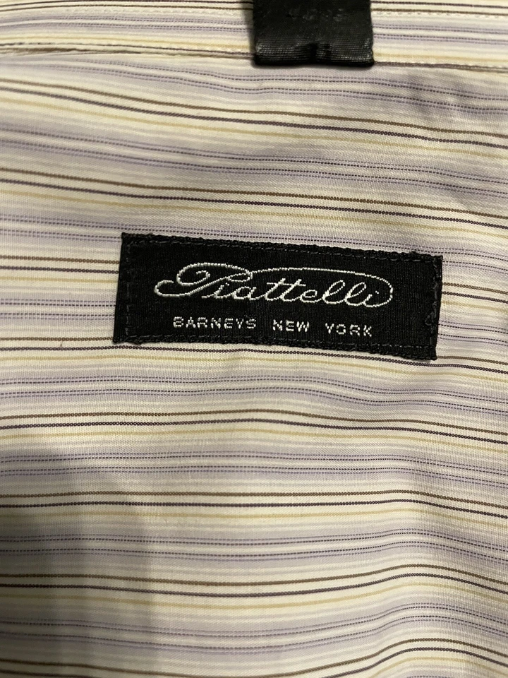 Camisa de vestir Piattelli Barneys New York para hombre 16/41 - Usada - Grande Foto 3 de 4