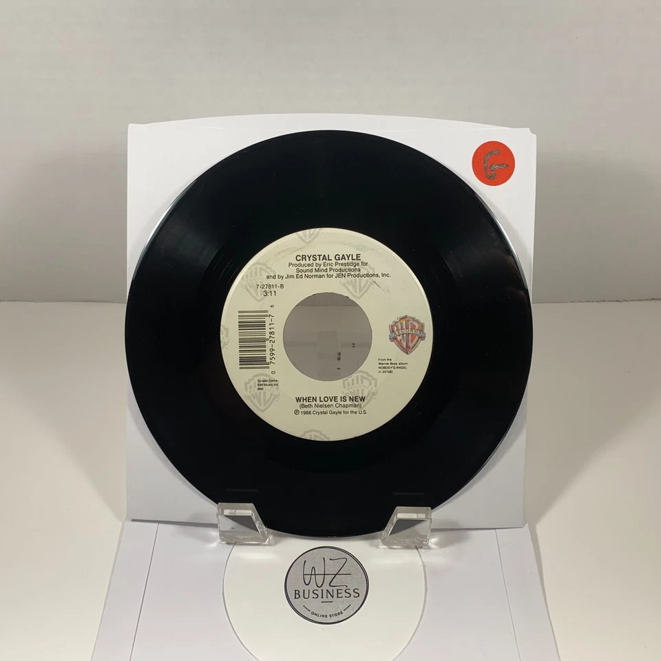 Crystal Gayle – Nobody's Angel/When Love Is New Warner Bros. Records – 7-27811 - Image 2 of 2
