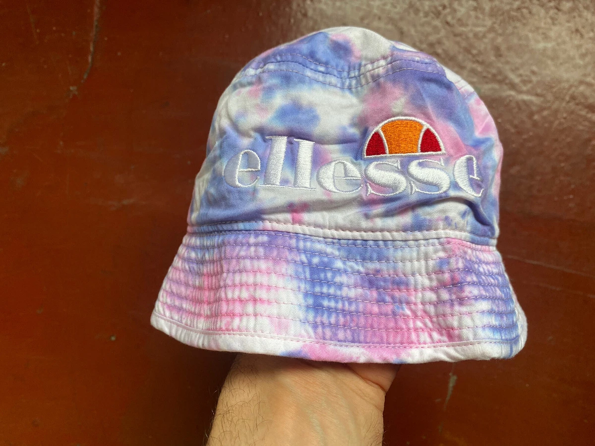 Ellesse Womens bucket hat Pink tie dye Brand new festival Rave 90s