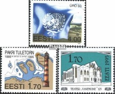 estonie 255,256,257 (complète edition) oblitéré 1995 timbres spéciaux