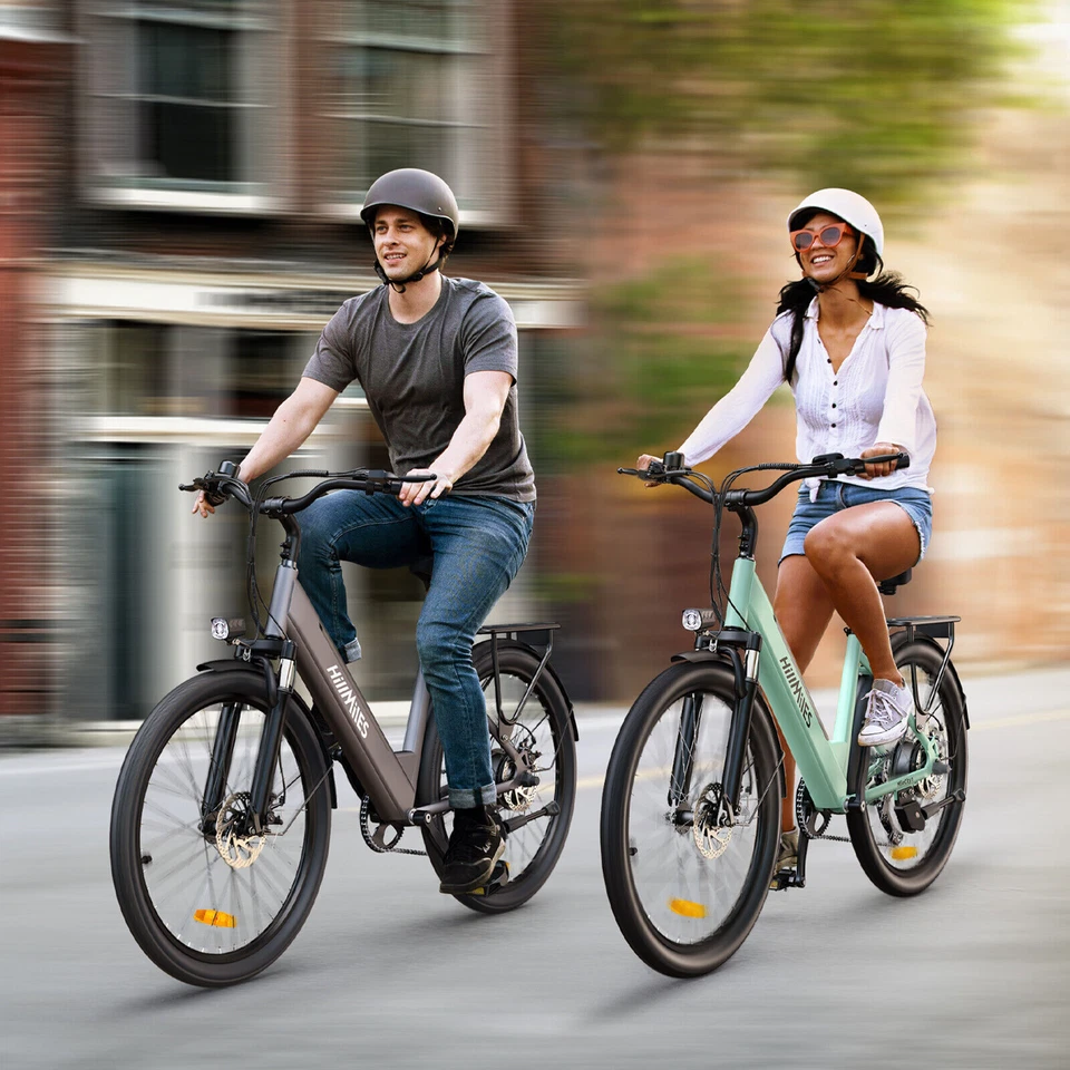 HillMiles Milecity 26" 250W Electric Bike 7 Speed 36V 13Ah City E-Bike 100KM PAS - Image 3 of 4