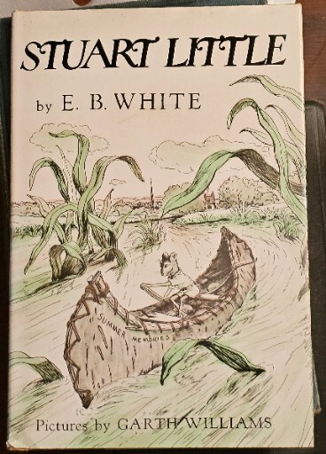 FILA Stuart Little E B White 1945 Early Print NF Hardcover Dust Jacket Harper & Row