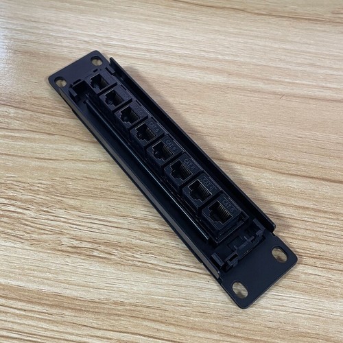 8-Port Cat6 Unshielded Patch Panel Rackmount 8 x Gigabit RJ-45 Ethernet Ports - Afbeelding 5 van 8