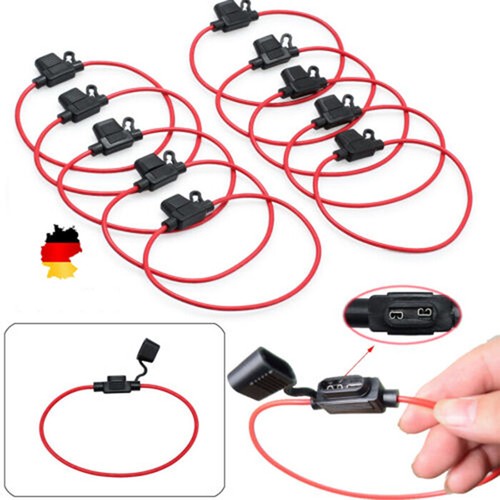 Pacchetto fusibili veicolo assortito 10 fusibili quadrati 20A 30A 40A