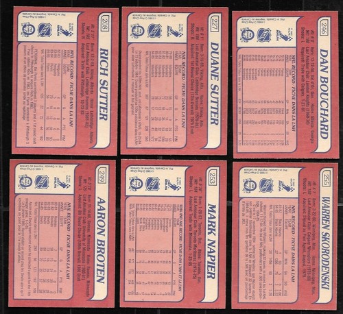 1985-86 OPC O PEE CHEE CARD 133-264 + BOX BOTTOM & TOPPS INSERT STICKER SEE LIST - Picture 247 of 369