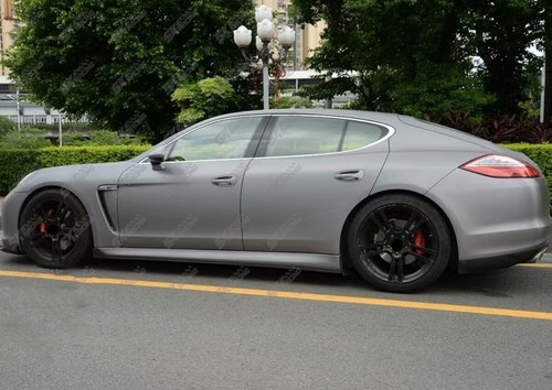 For Porsche Panamera 2010-13 Real Carbon Fiber Front Bumper Lip Spoiler Splitter - Picture 11 of 17