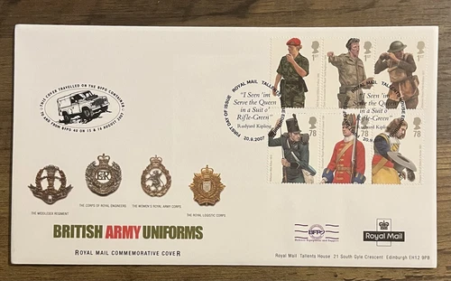 2007 British Army Uniforms - RM/BFPO Cachet Cover