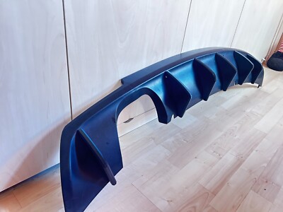 Diffusor Ansatz für VW Scirocco R LINE Heck Stoßstange Splitter Sport Diffuser