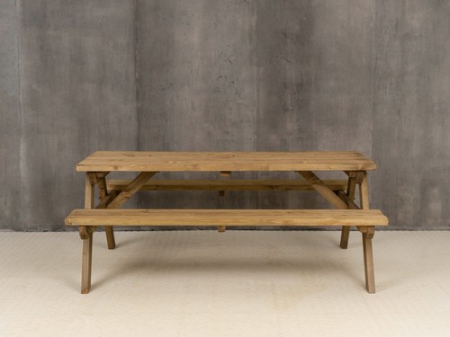 Picnic Bench Se Garden Pub Style Furniture- Fortem Rounded - Picture 27 of 55