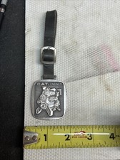 Vintage Cat Engines Caterpillar Keychain Fob Key Chain