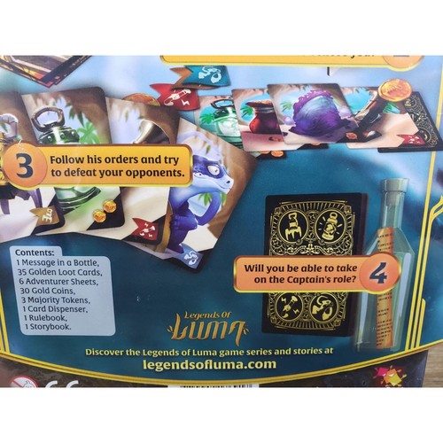 OH CAPTAIN! LEGENDS OF LUMA BOARD GAME ASMODEE NEW SEALED - Picture 7 of 8