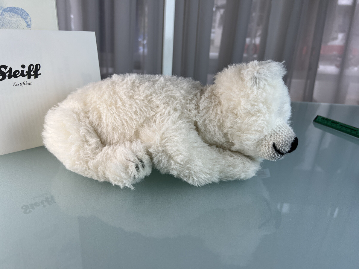 Steiff Tier Teddy Bär 036989 Eisbär Flocke 30 cm. Top Zustand | eBay