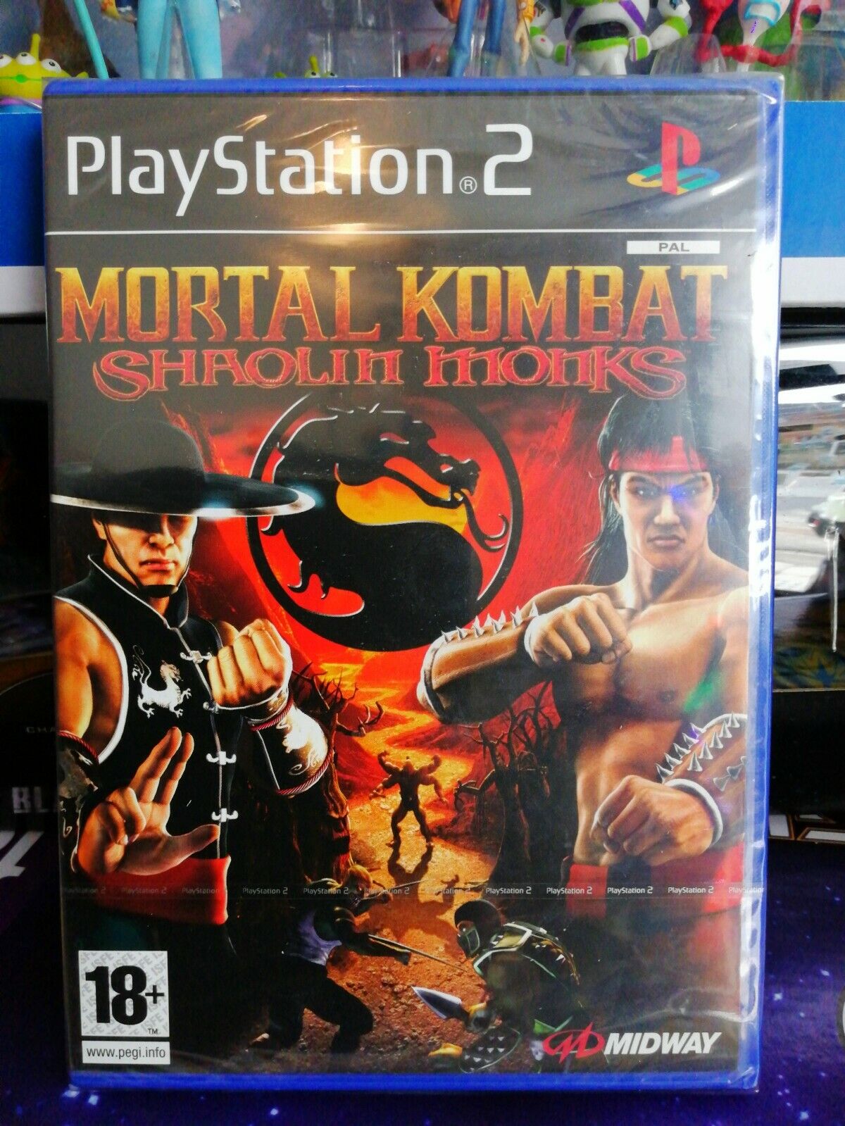 Mortal Kombat Shaolin Monks sony PS2 First Release Eng Scellé Rare Brand Nouveau