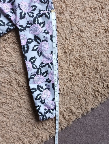 VANS Mercy Mujer Reversible Parka Abrigo Chaqueta Floral Rosa Negro Talla Pequeña S - Imagen 7 de 9