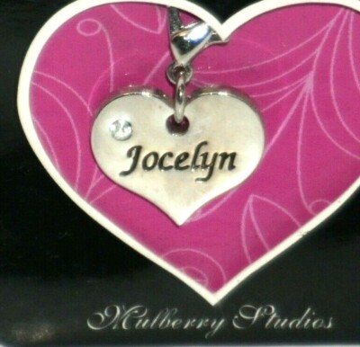 Cherish Charms by Mulberry Studios Pick Name Initial Letter Novelty Fun NEW JB