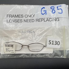 Nautica N9014 097 Glasses Designer Oval Satin Fudge Frame Display Model 46mm G85