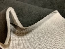 ORIGINAL Alcantara Stoff Cover SCHWARZ mit 2,50mm Schaumstoff + Gewebe kaschiert