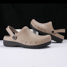 Casual Black Chefs Shoes Safety Footwear Garden Hospital Mules Full Kitchen Clog