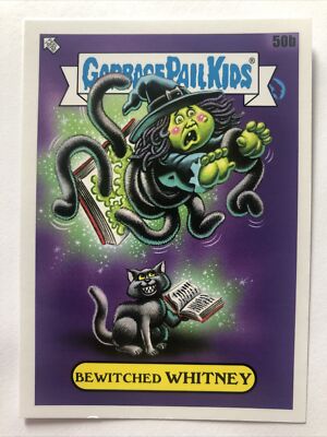 Garbage Pail Kids 2022 Topps Stickerbuch Worms Bewitched Whitney 50b