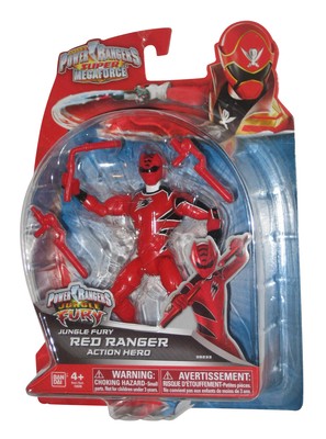 Power Rangers Super Megaforce 5 '' Dschungel Fury Rot Aktion Held Figur