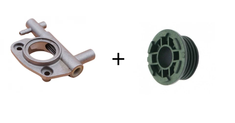 POMPA OLIO PER MOTOSEGA OLEOMAC 937- GS370 + VITE SENZA FINE CHIOCCIOLA 6T