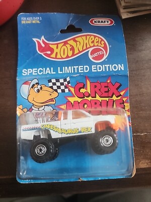 Vintage Hot Wheels Special Limited Edition C Rex Mobile Kraft Cheeseasaurus Rex