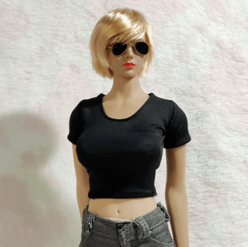 1/6 Maßstab Damen Sodier Kleidung 1:6 T-Shirt Modell für 12 Zoll PH Tbl Figur - Bild 6 von 9