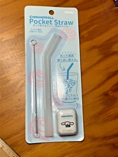 Sanrio CINNAMOROLL Pocket Straw by Hashy 2019 Japan Exclusive Sealed US Seller