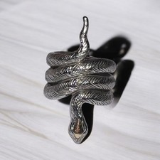 Sterling Silver Snake Ring Size 7