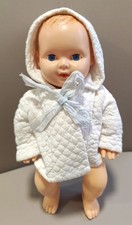 BELLA ANCIENNE POUPÉE bébé baigneur POUPON cheveux moulés - 28 cm