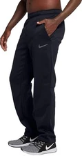 Nike Men's THERMA-FIT Open Hem Training Pants (Black) Size Small