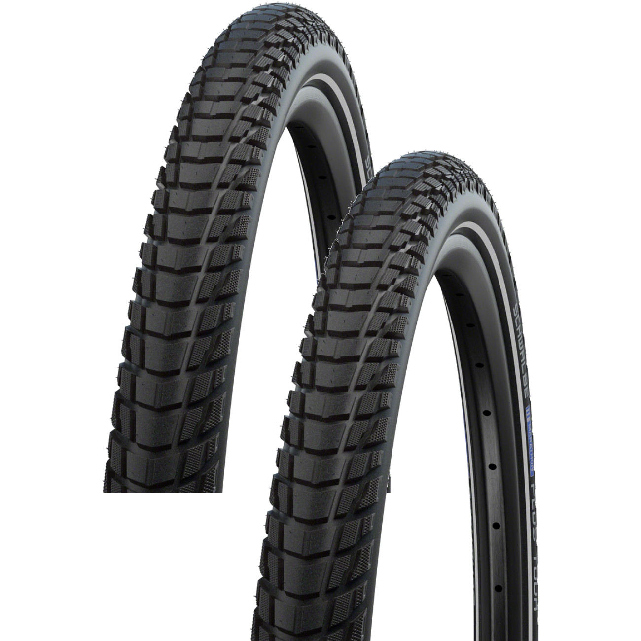 Pack of 2 Schwalbe Marathon Plus Tour Tire - 26 x 2.0, Clinc