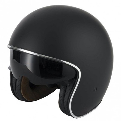 V-Can (2023) Motorradhelme - V537 Classic (schwarz matt)