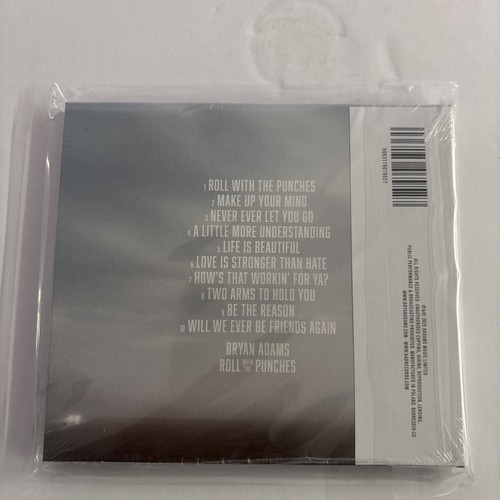 NEW HAND SIGNED TO COVER BRYAN ADAMS ROLL WITH THE PUNCHES HIS NEW CD SEALED - Picture 3 of 3