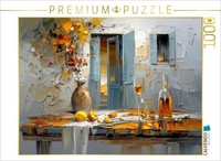 Puzzle Calvendo Une Table MéDiterranéEnne Rustique AprèS Le DéJeuner | 1000 PièC