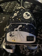 Disney Archives Mickey Minnie Loungefly Treasures from the Vault Mini Backpack